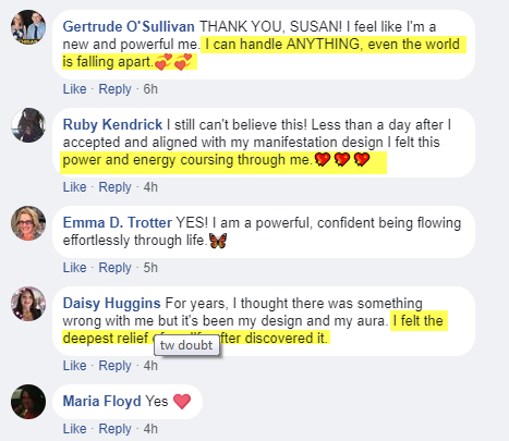 Manifestation Design customer review