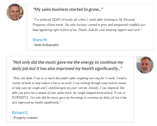 My Personal Frequency customer reviews